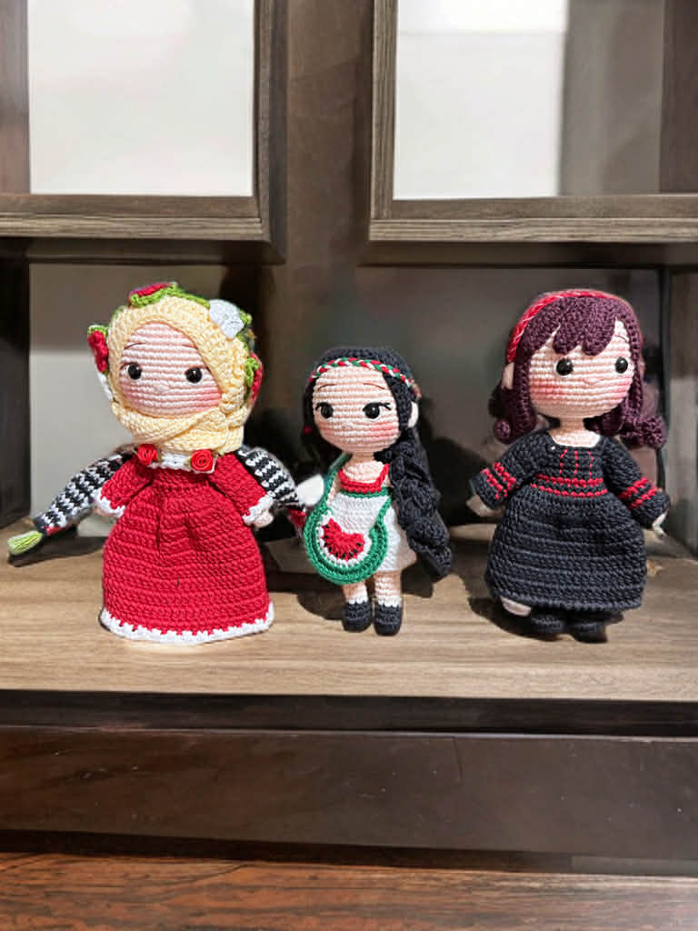 Palestine Inspired Amigurumi Doll