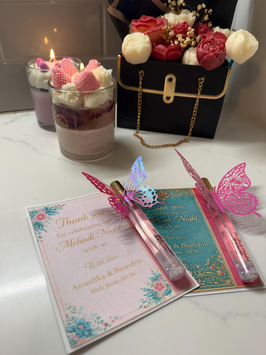Customizable Scents Wedding Favors-Luxury Inspired