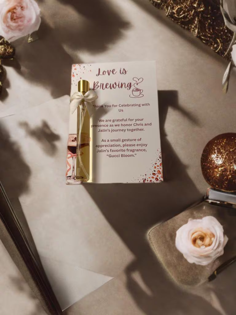 Customizable Scents Wedding Favors-Luxury Inspired