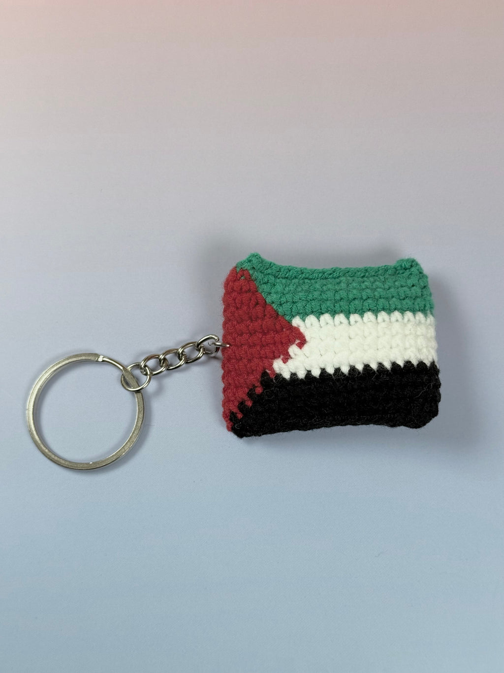 Keychain of Hope- Palestine Flag, Watermelon, Amigurumi Pink or Khaki